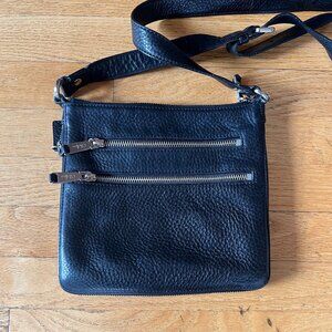 Cole Haan Expandable Pebbled Leather Crossbody Purse